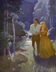 Illustration für Der letzte Mohikaner